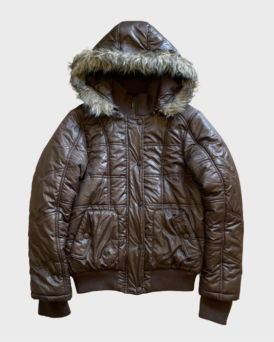 Vintage Fur Puffer Jacket