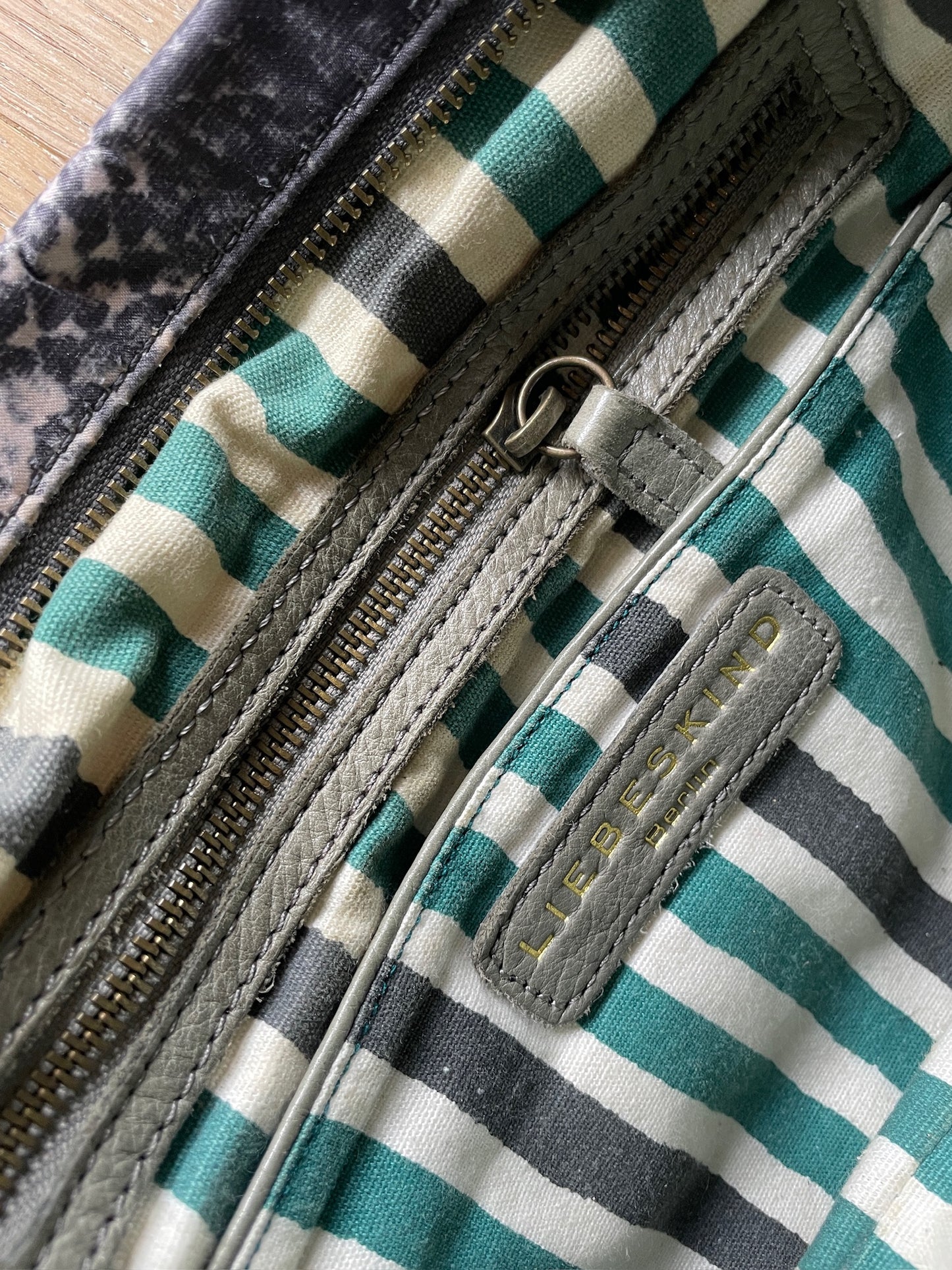 Vintage Liebeskind Snake Print Bag