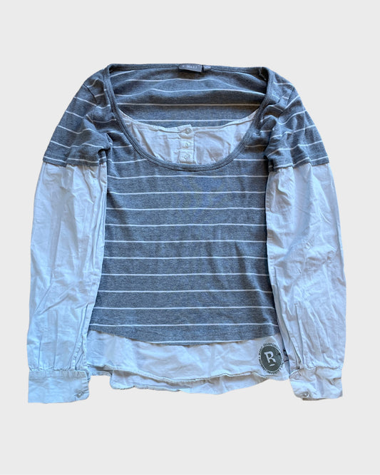 Vintage Layered Striped Longsleeve