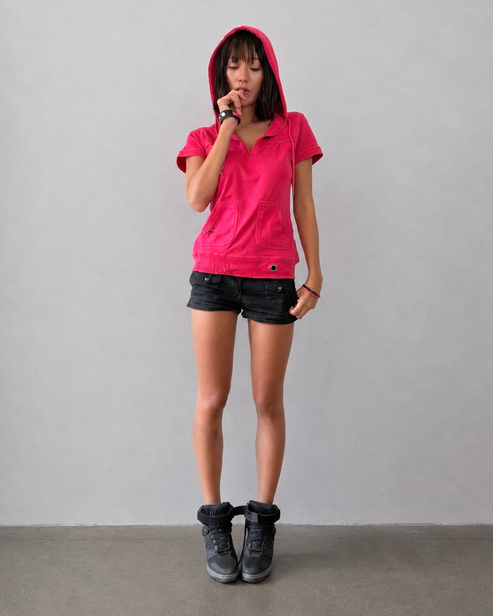 Vintage Shortsleeve Hoodie