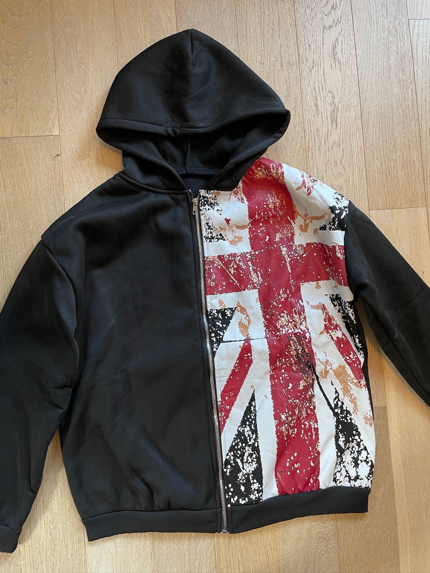 Vintage Unionjack Zip Hoodie