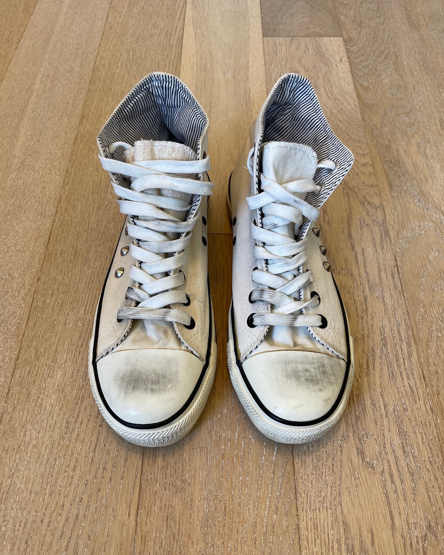 Vintage Studded Converse