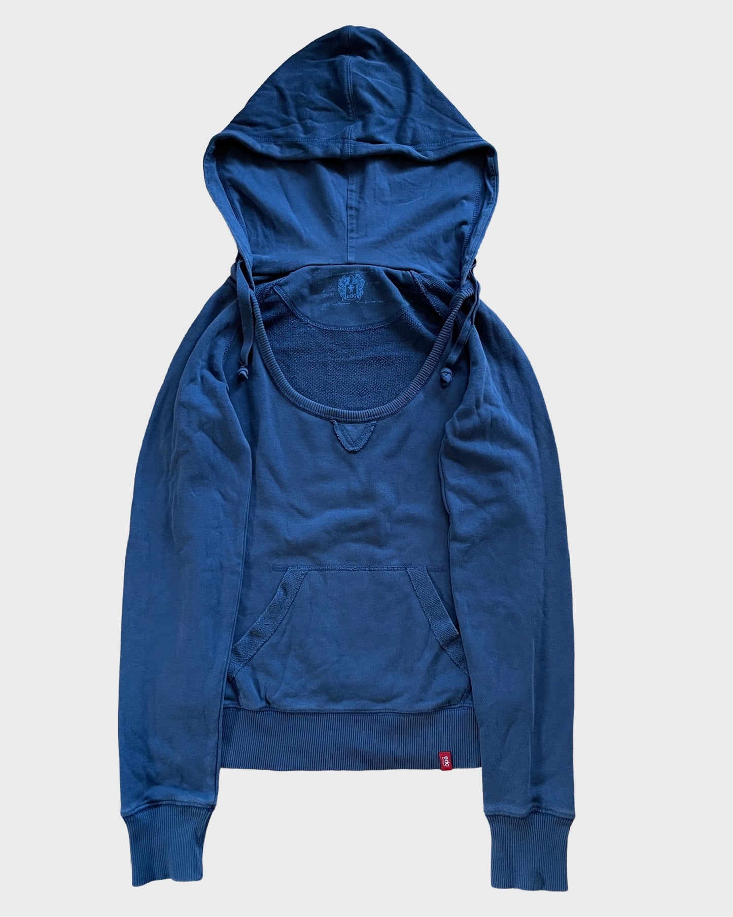 Vintage Deep Neck Hoodie