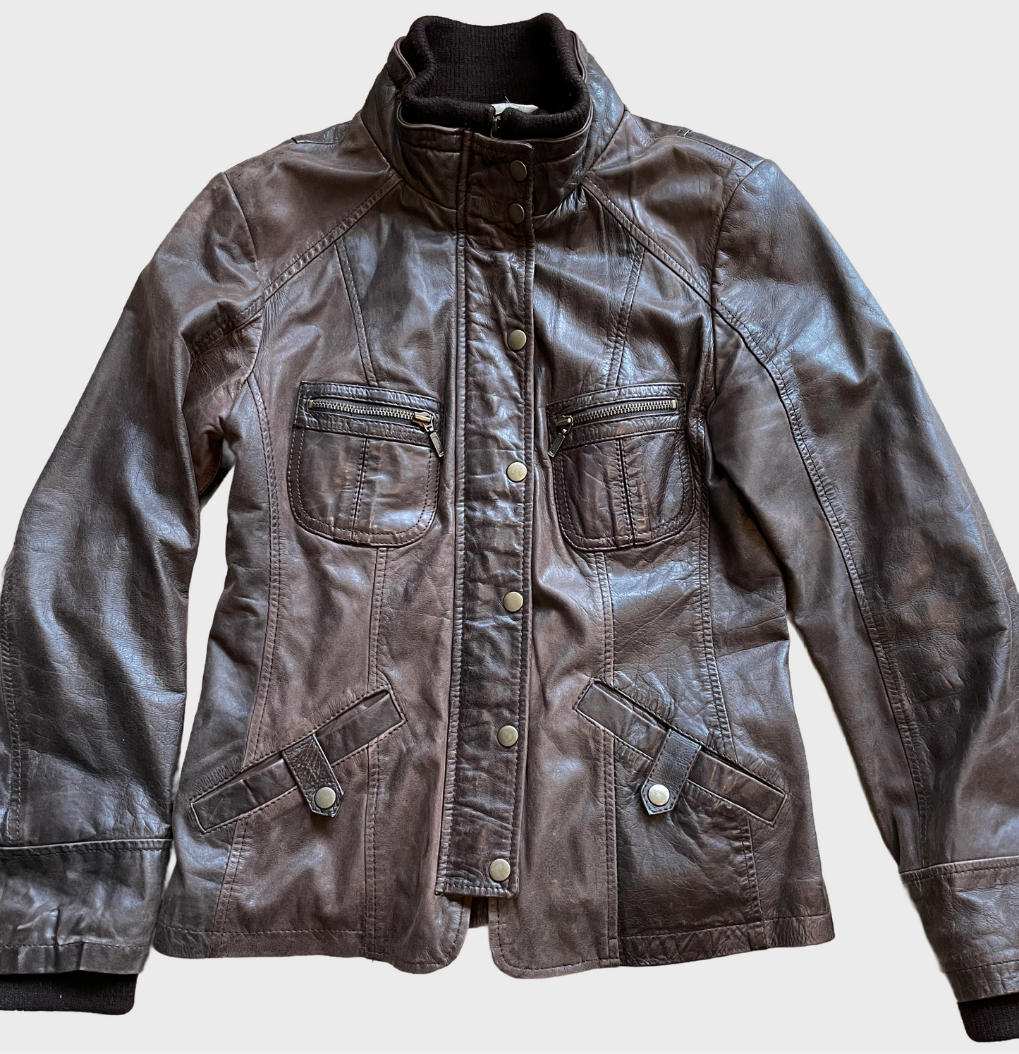 Vintage Faux Leather Jacket