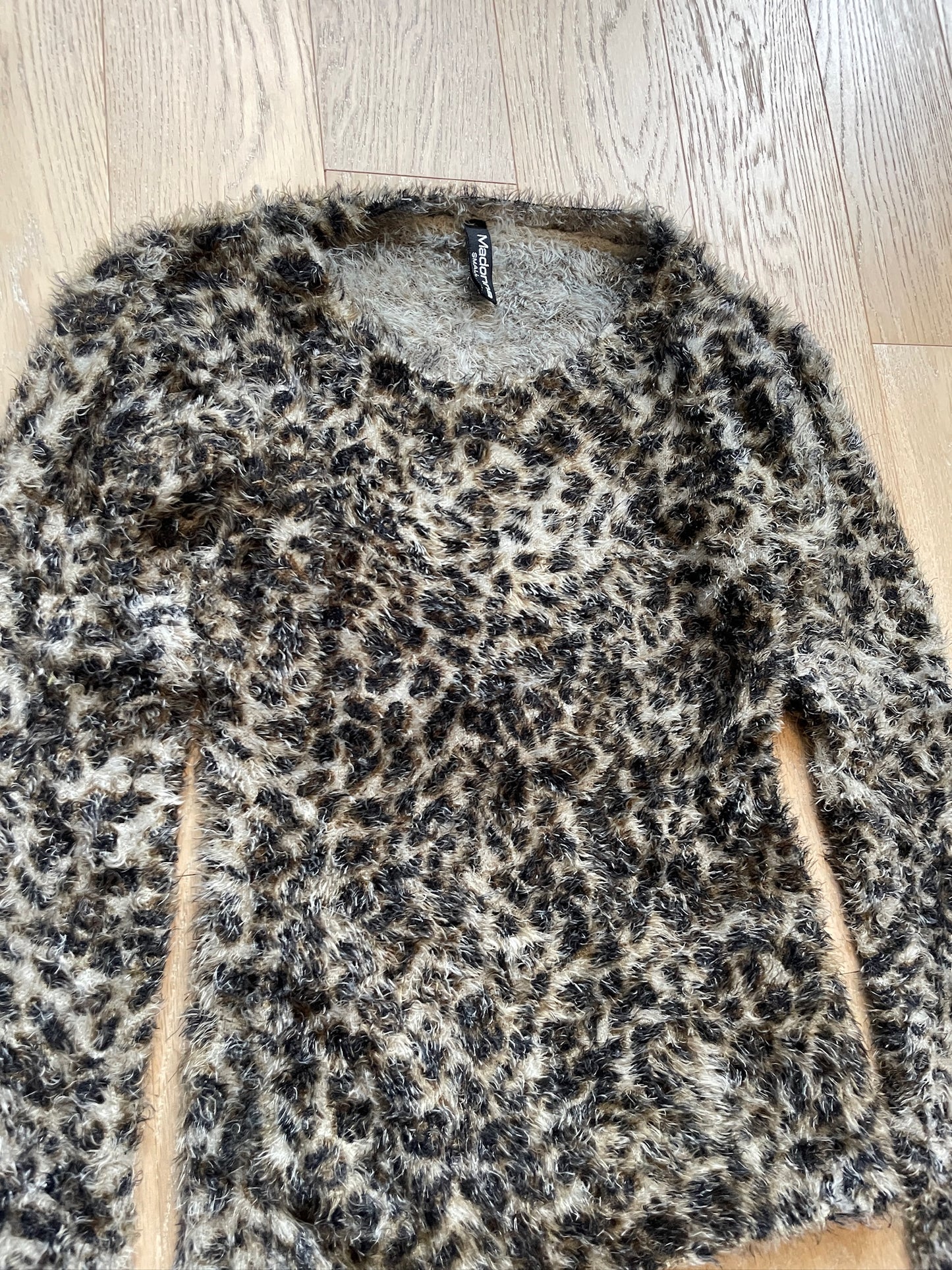 Vintage Leopard Mohair Sweater
