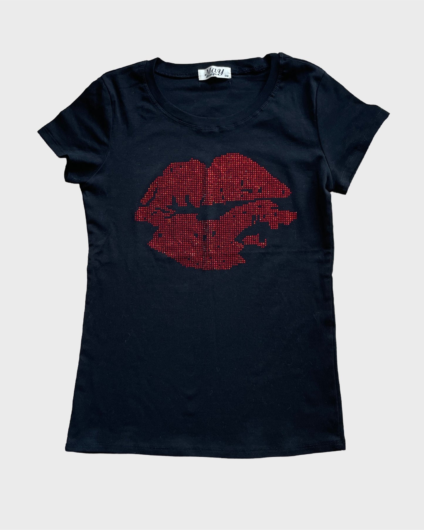 Vintage Studded Kiss Shirt