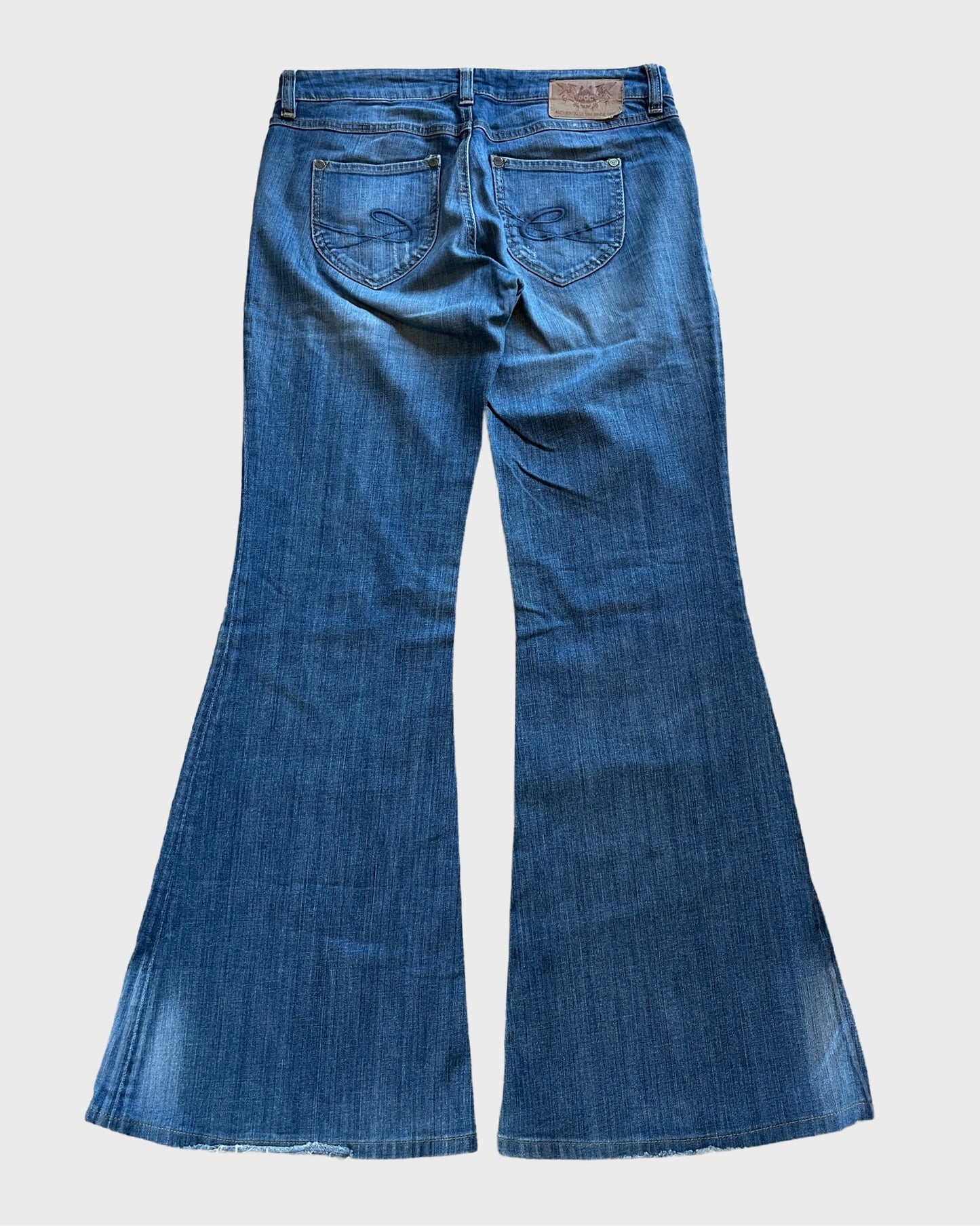 Vintage Lowwaist Flared Denim Jeans