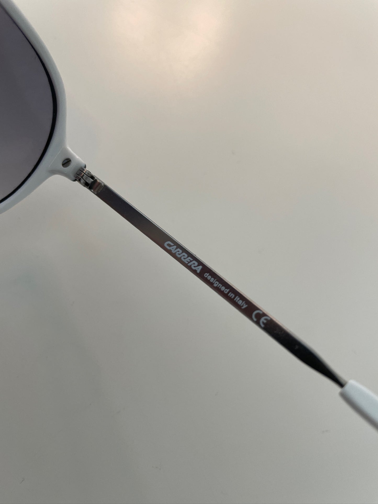 Vintage White Carrera Sunglasses