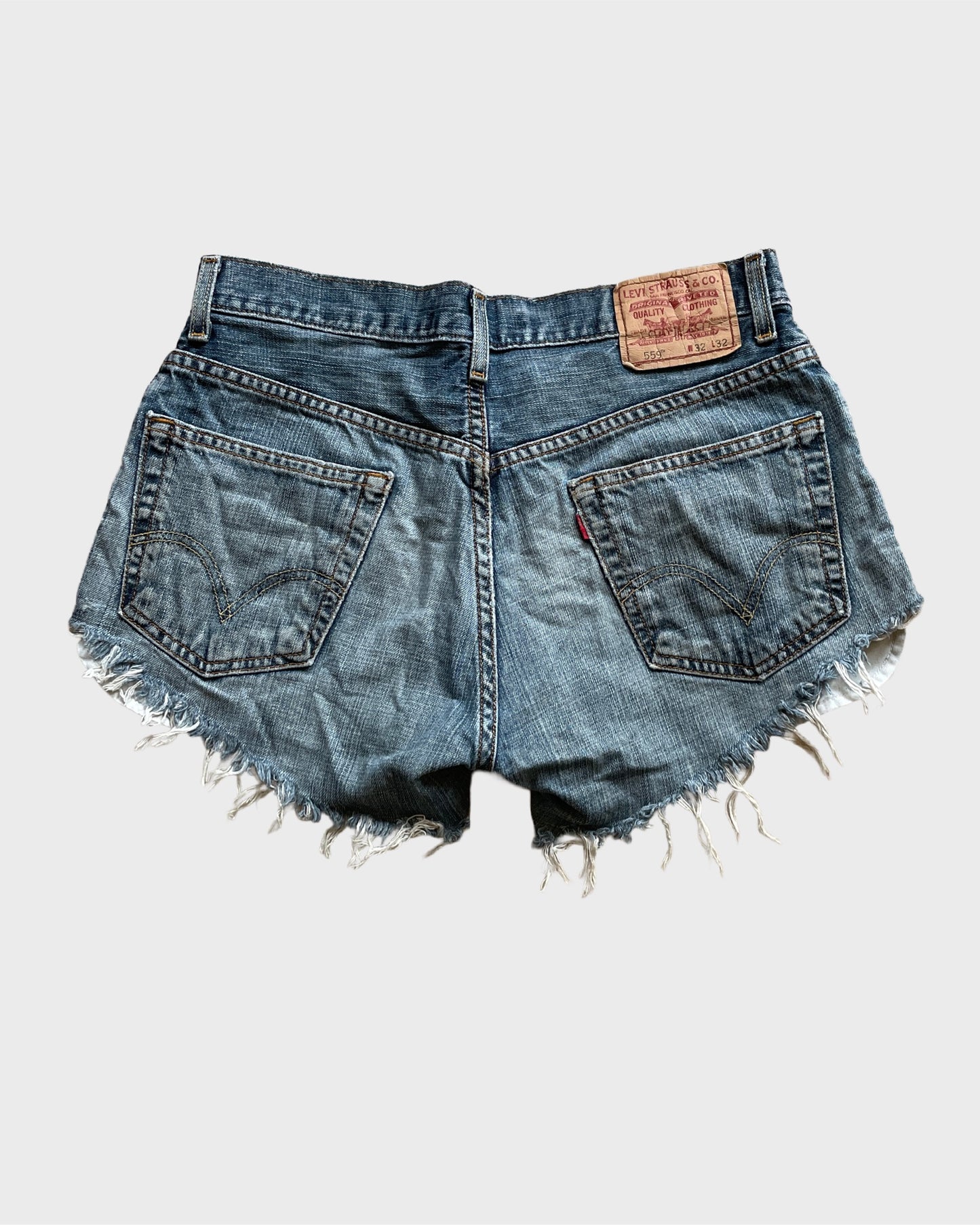 Vintage Levi’s Ripped Denim Shorts