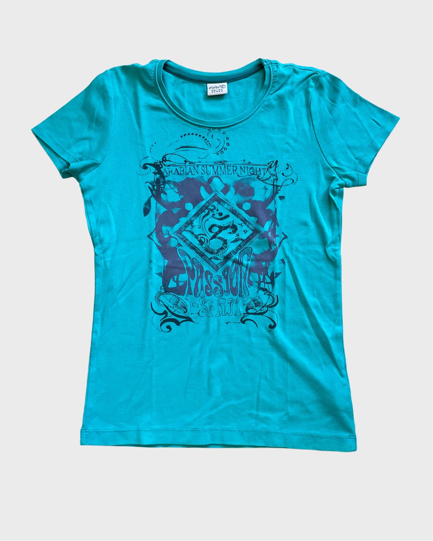 Vintage Teal Graphic T-Shirt