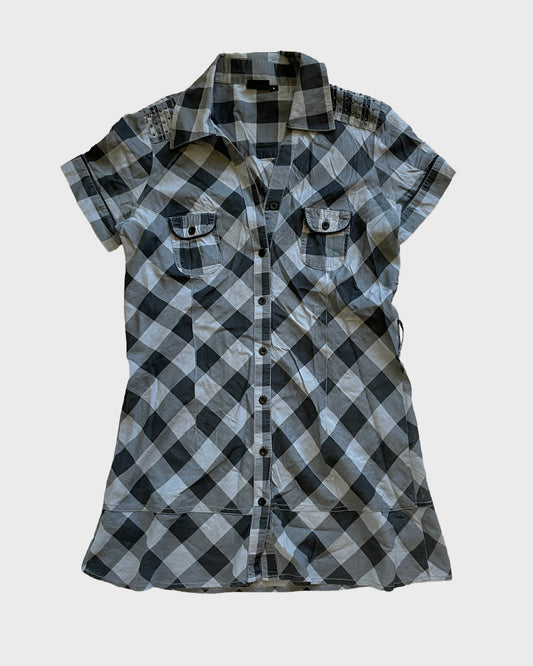 Vintage Plaid Minidress