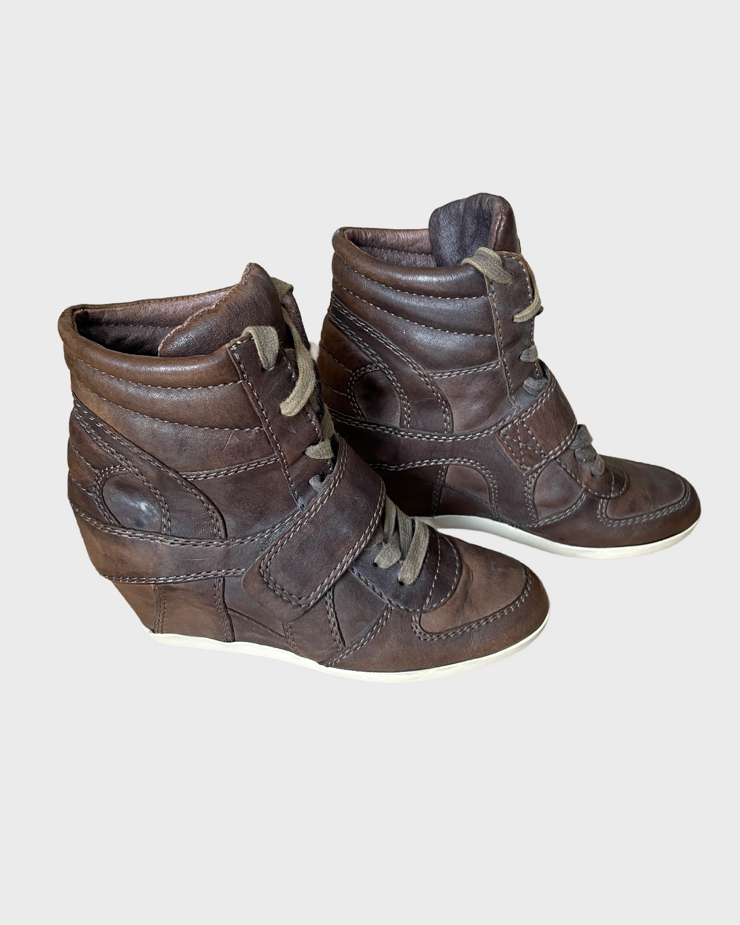 Vintage Leather ASH Heel Sneaker