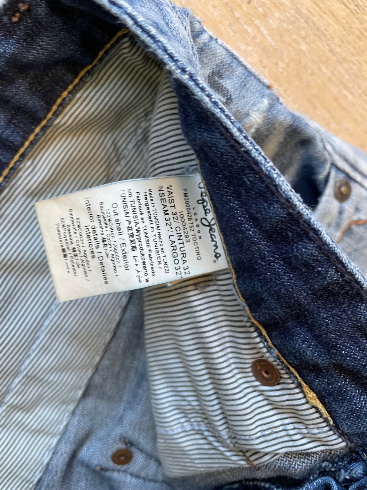 Vintage Pepe Jeans Ripped Denim