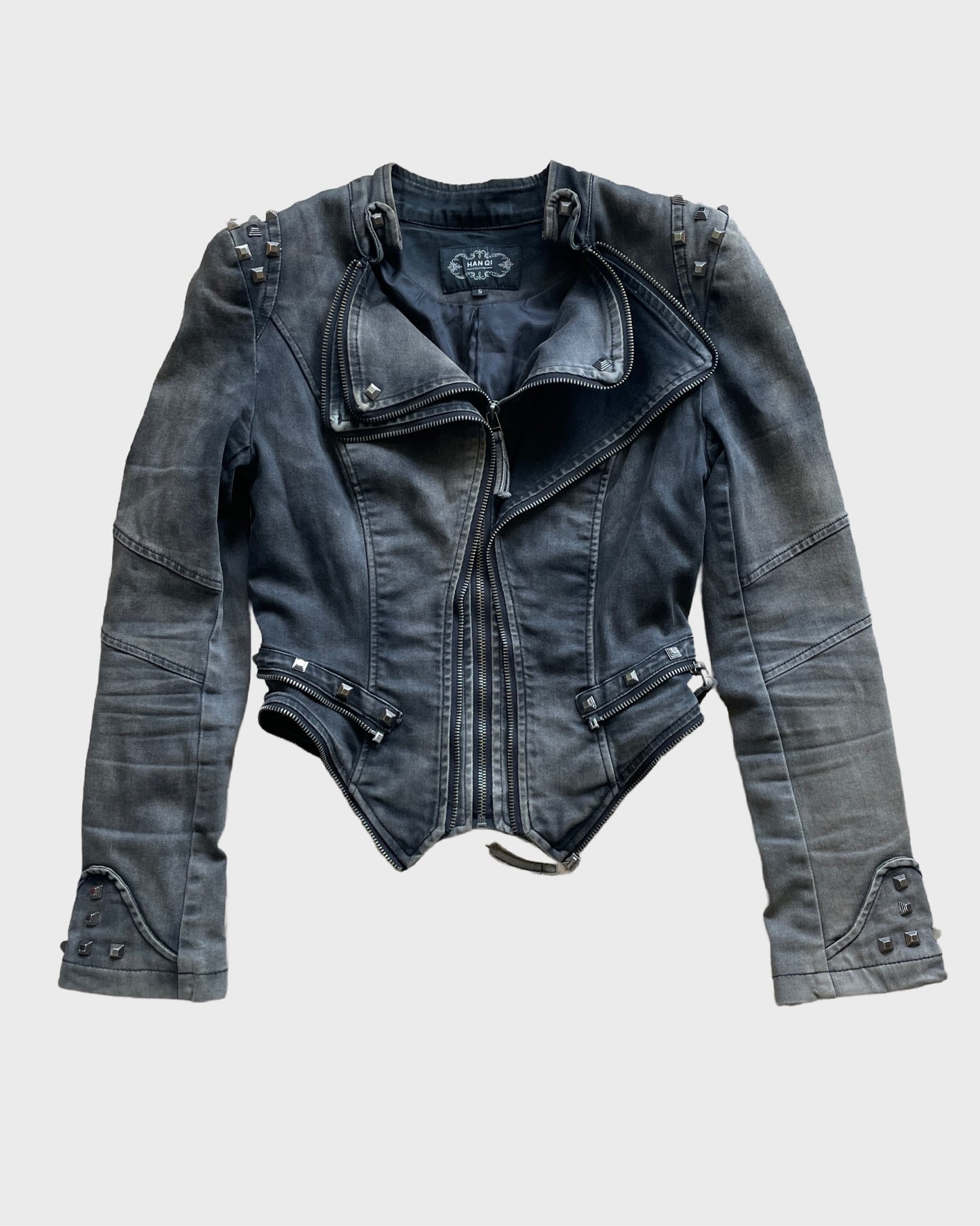 Vintage Studded Biker Jacket