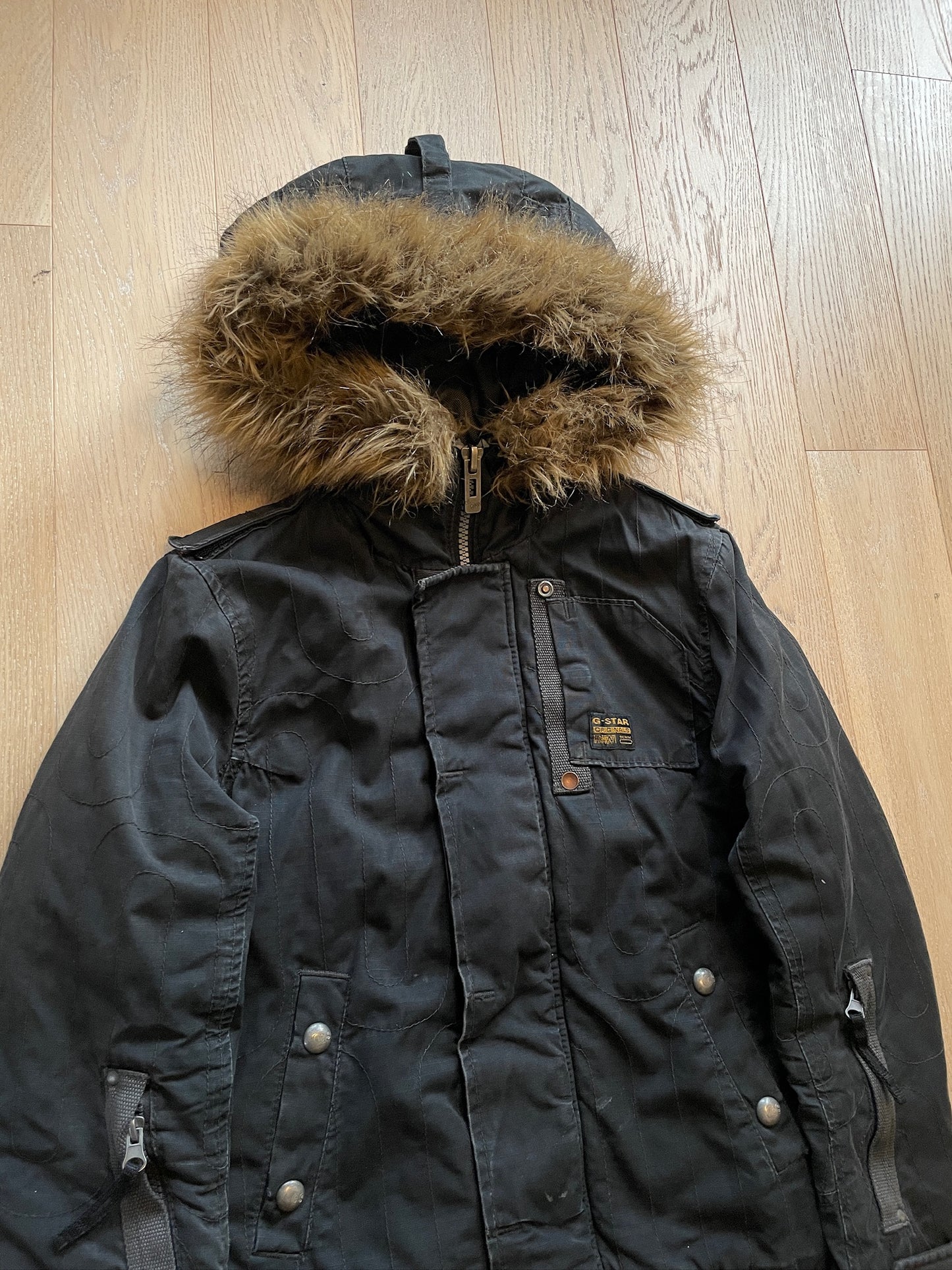Vintage Military G-Star RAW Fur Jacket
