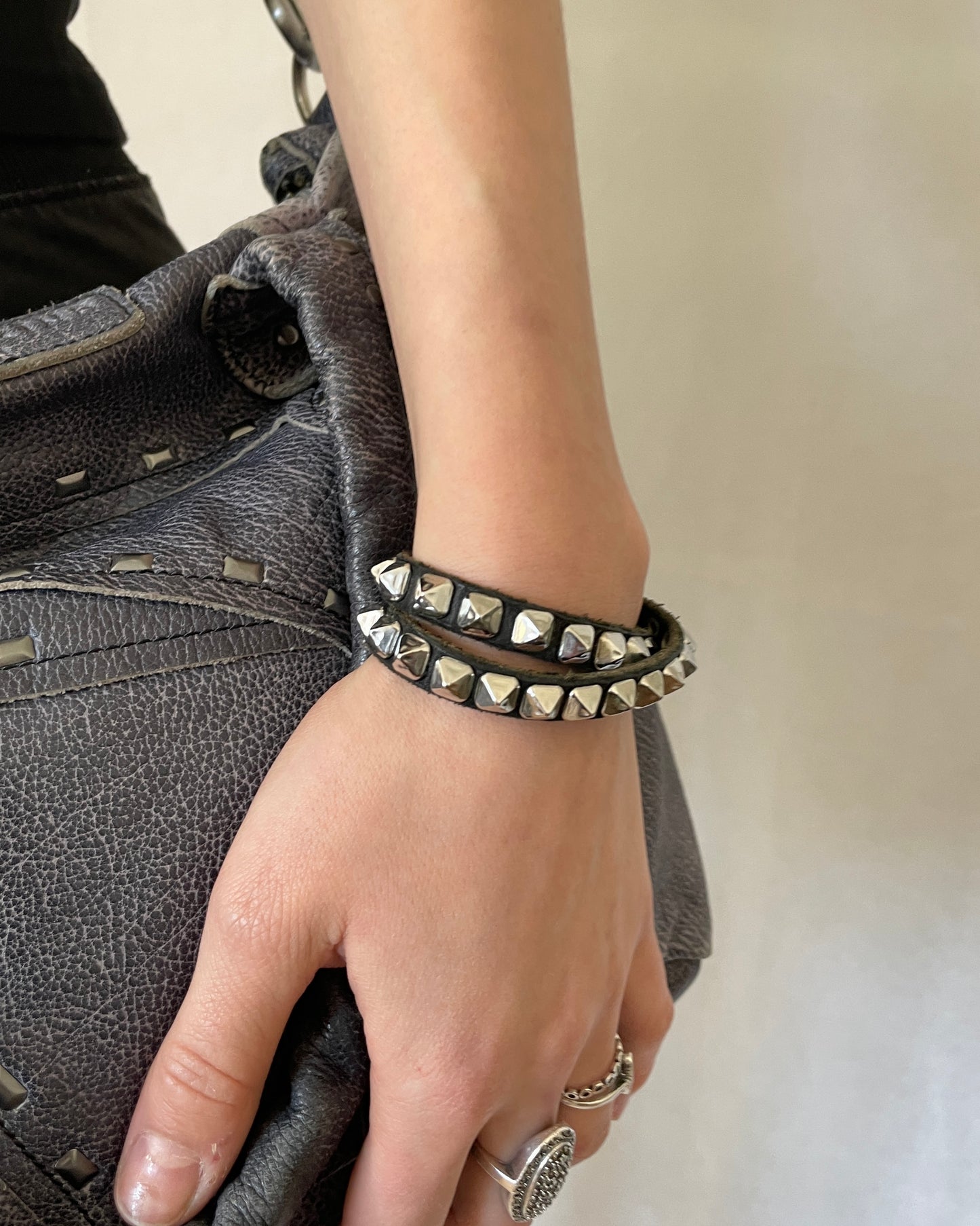 Vintage Studded Diesel Bracelet
