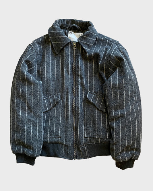 Vintage Striped Wool Jacket