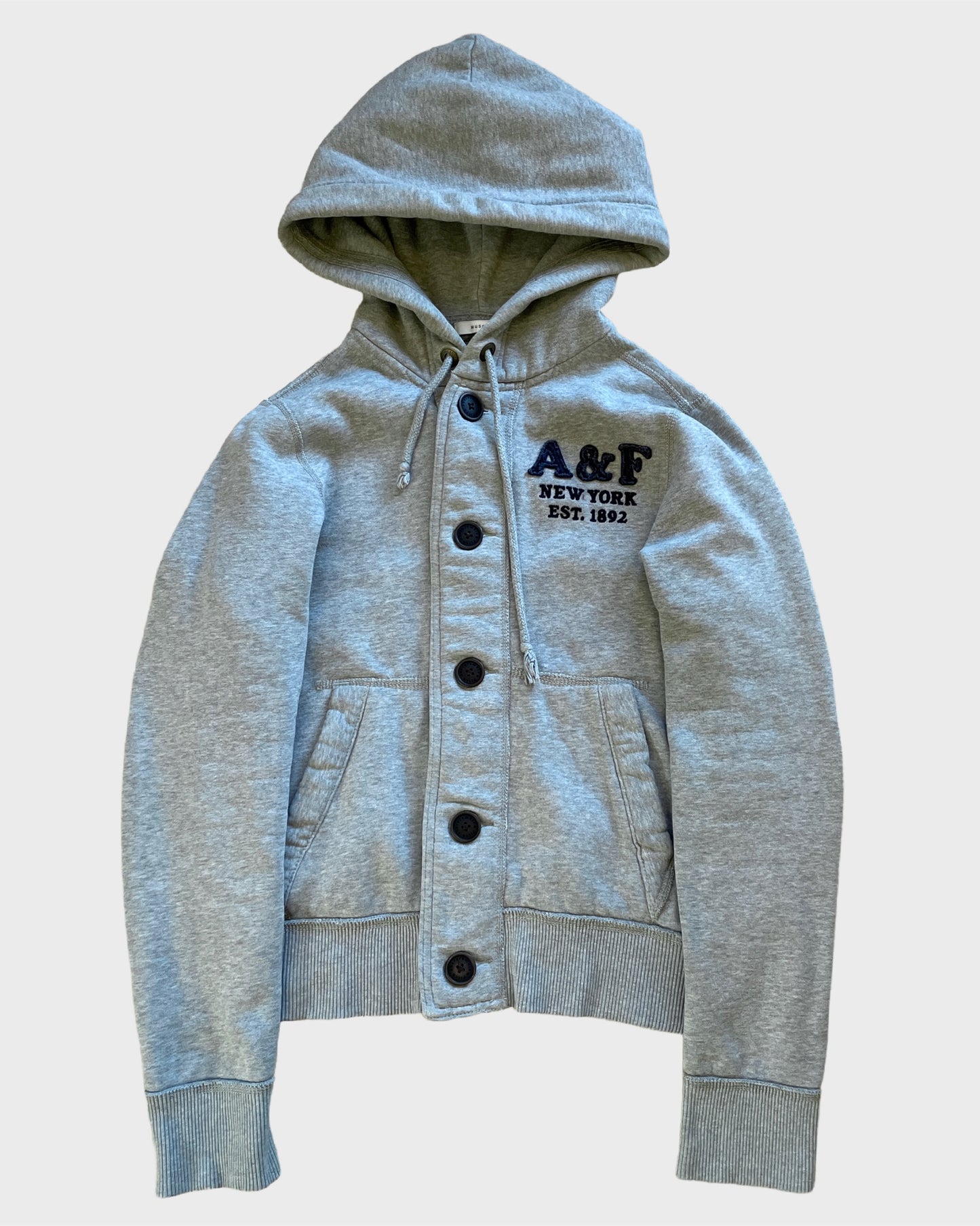 Vintage Abercrombie & Fitch Button Up Hoodie