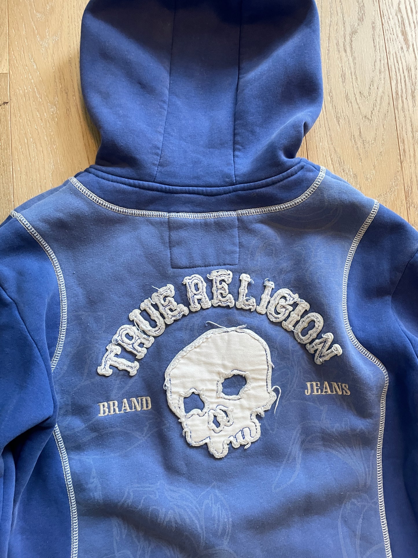 Vintage True Religion Zip Hoodie