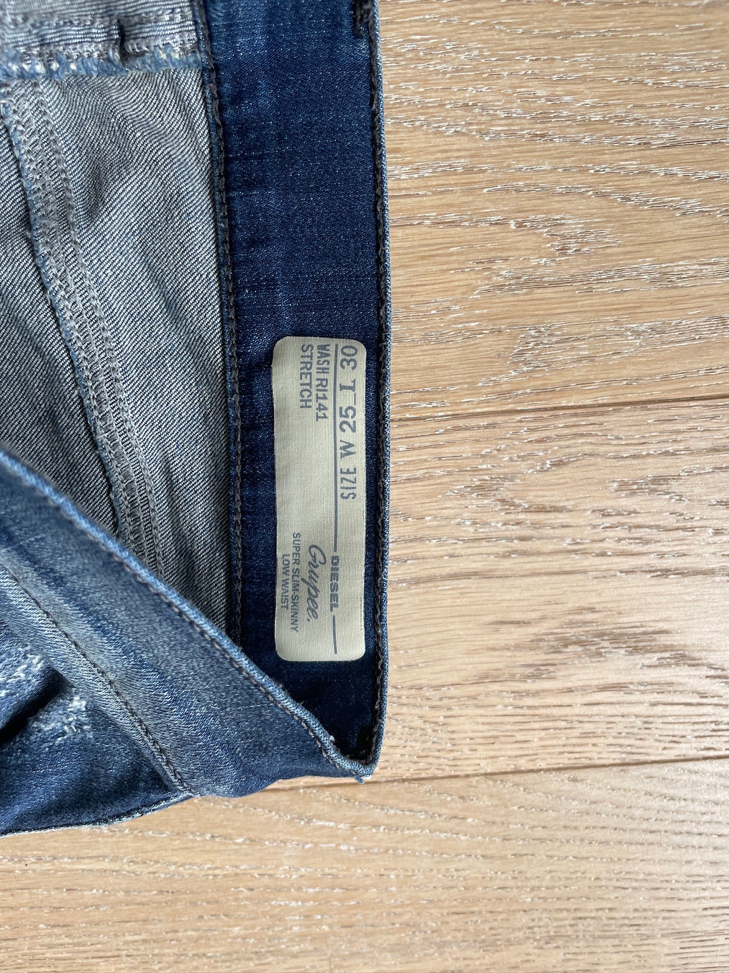 Vintage Diesel Ripped Denim Jeans