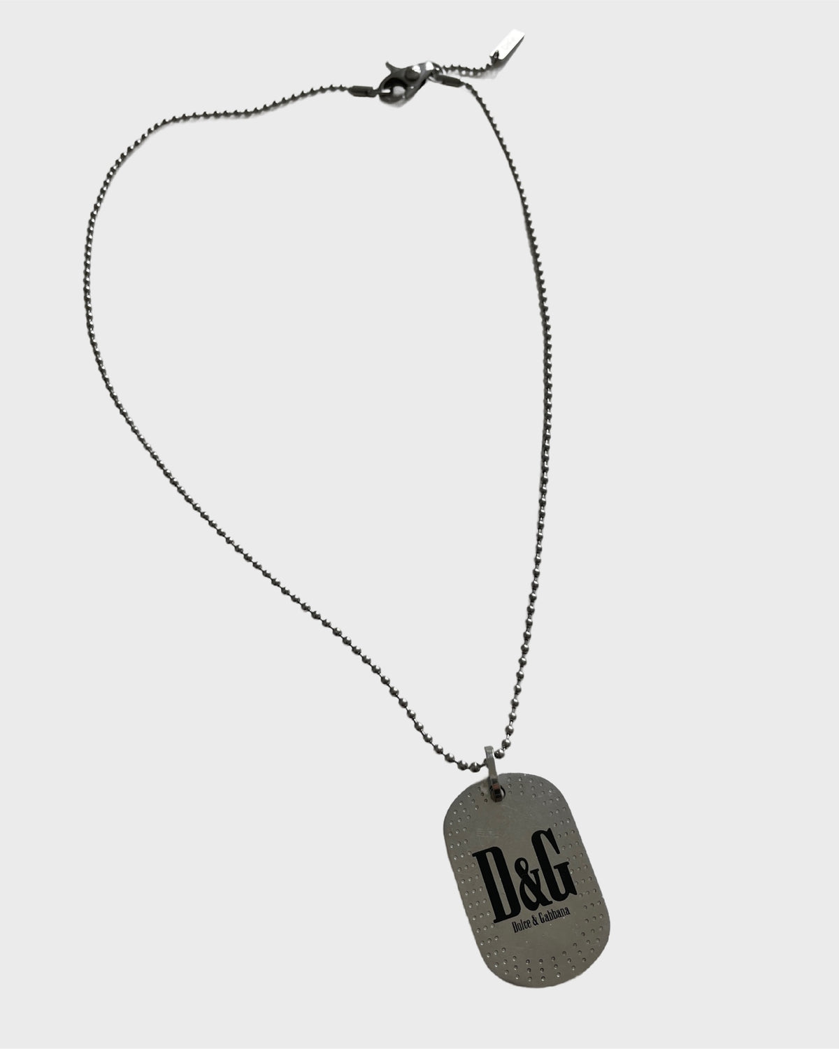 Dolce&Gabbana Logo Dog Tag Necklace