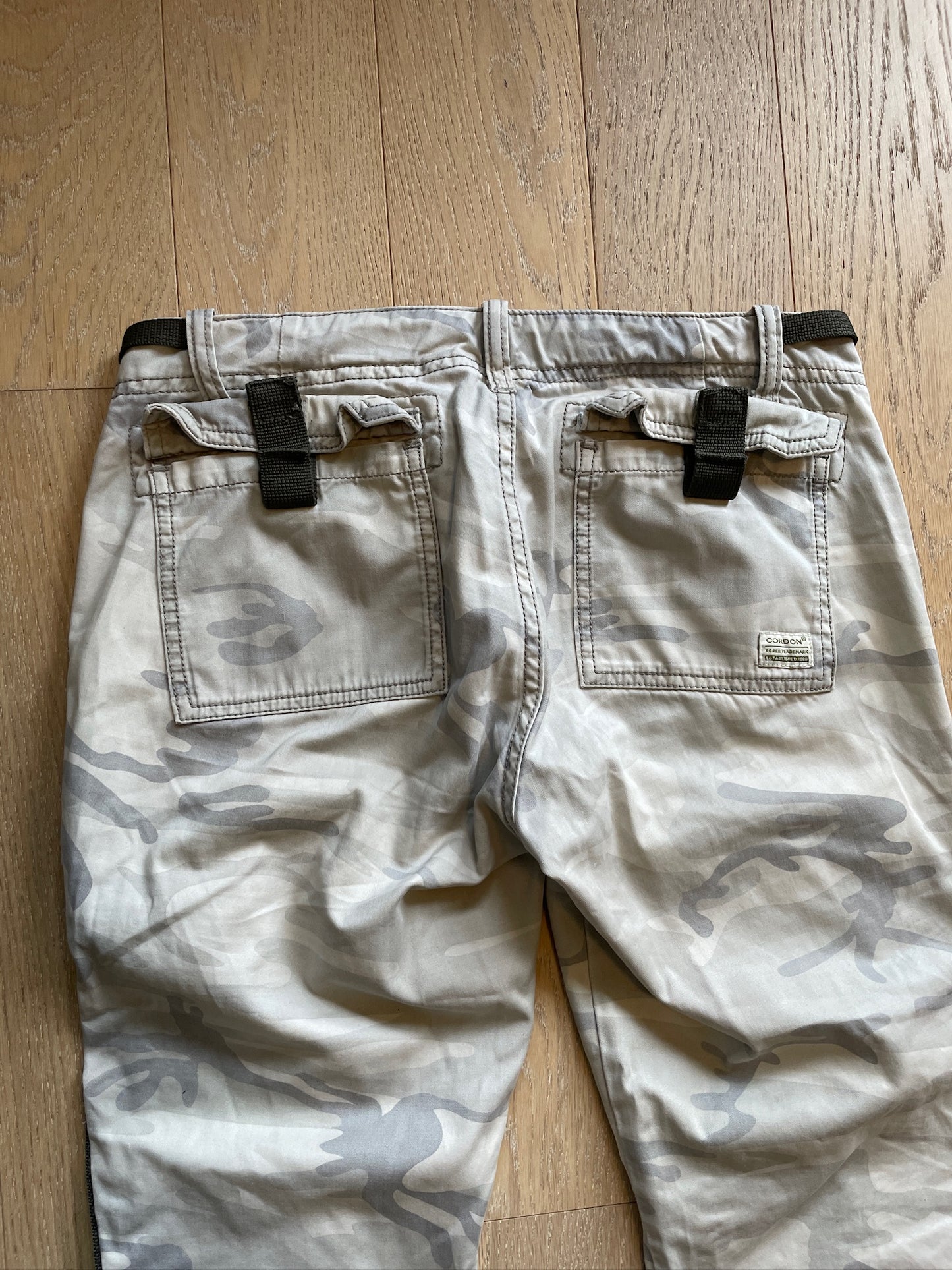 Vintage Military Camouflage Capri Pants