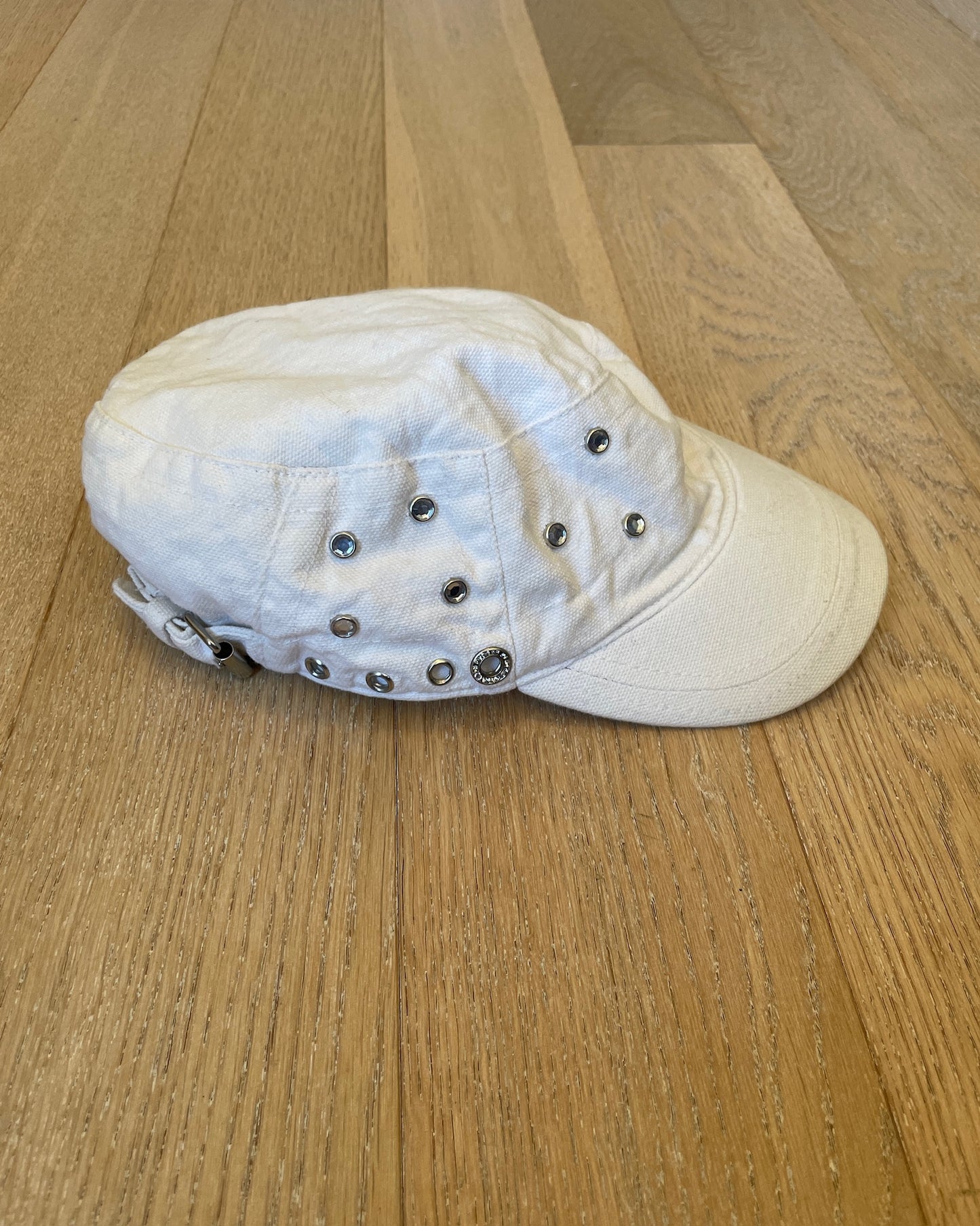 Vintage Studded Military Cap