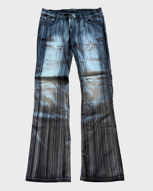 Vintage Printed Striped Pants