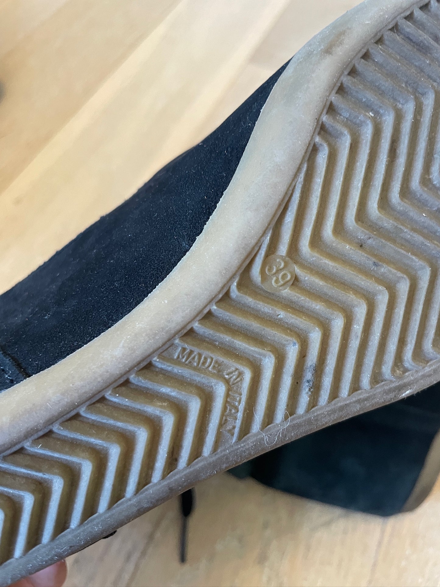 Vintage Studded Wedge Sneaker