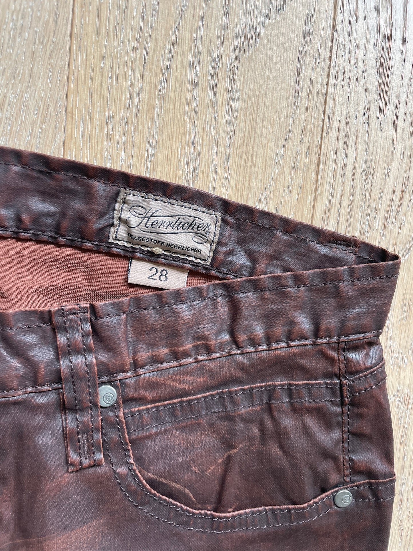 Vintage Waxed Pants