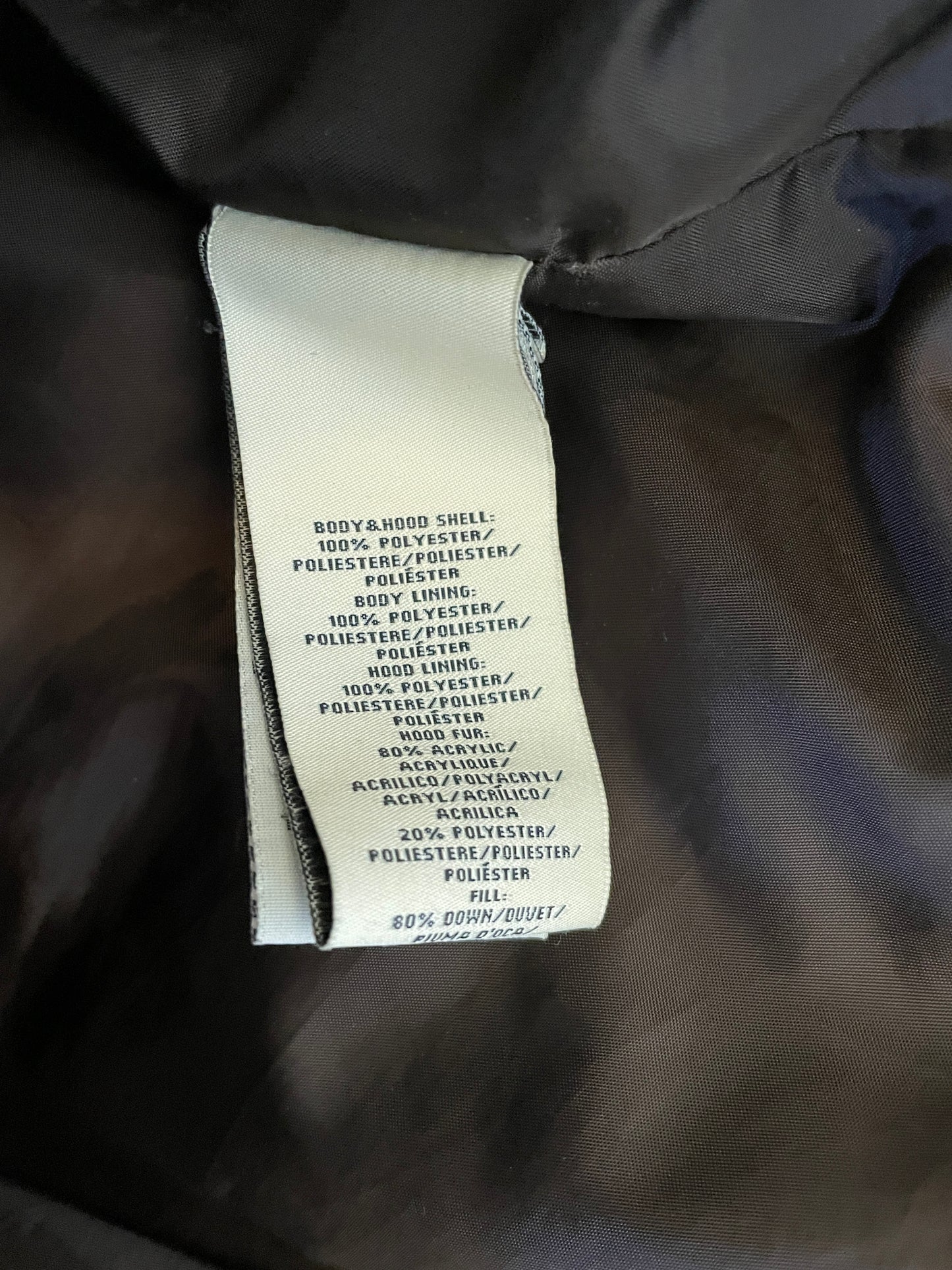 Vintage Polo Ralph Lauren Fur Puffer Jacket