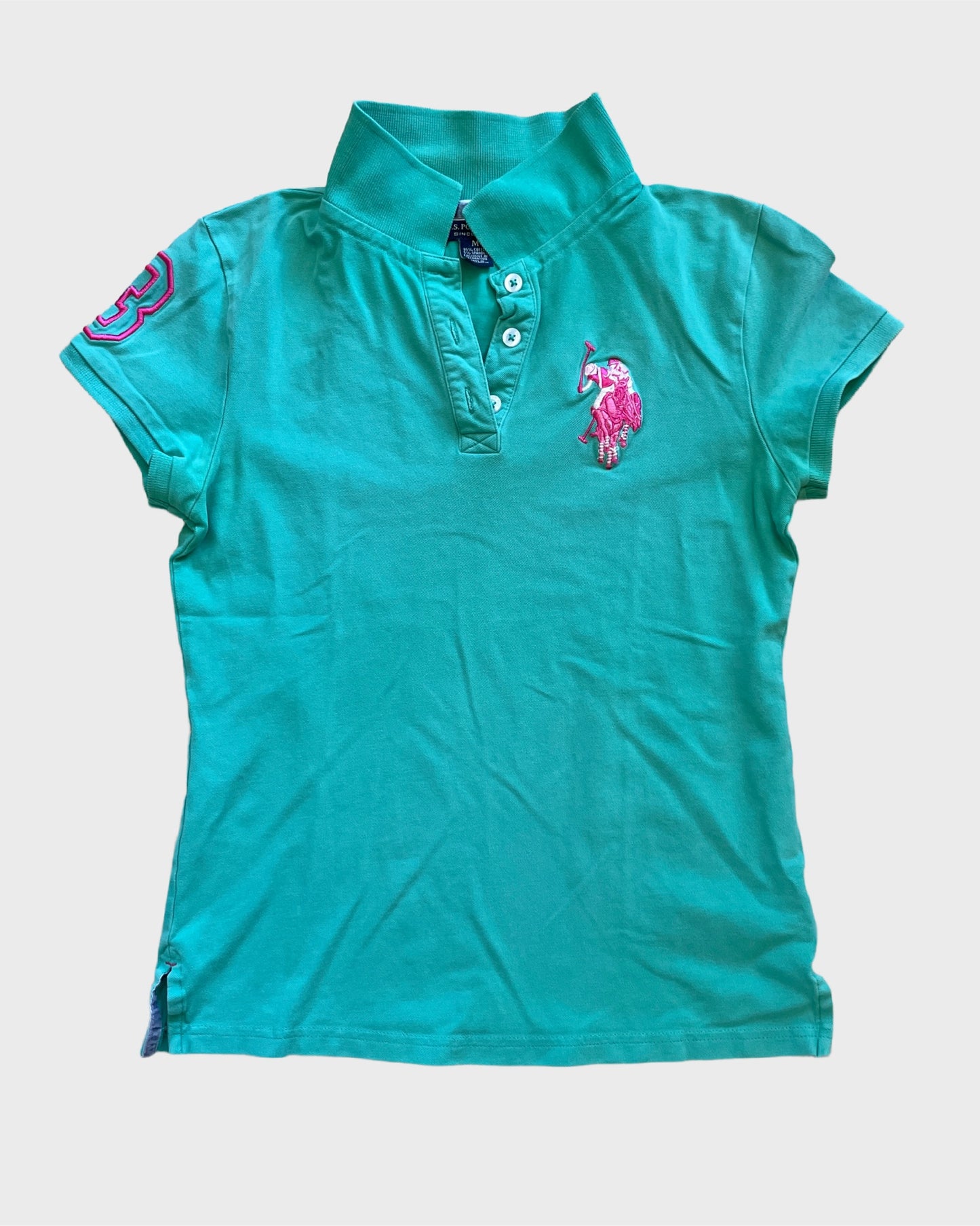 Vintage Teal USPA Poloshirt