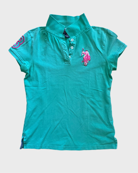Vintage Teal USPA Poloshirt