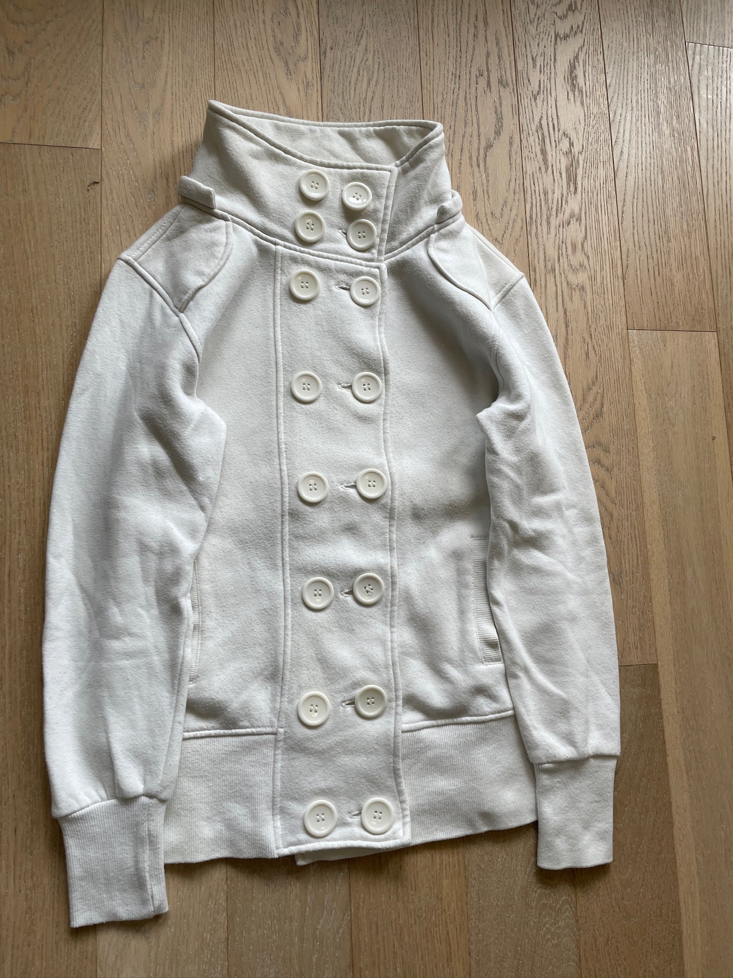 Vintage Double Breasted High Collar Jacket