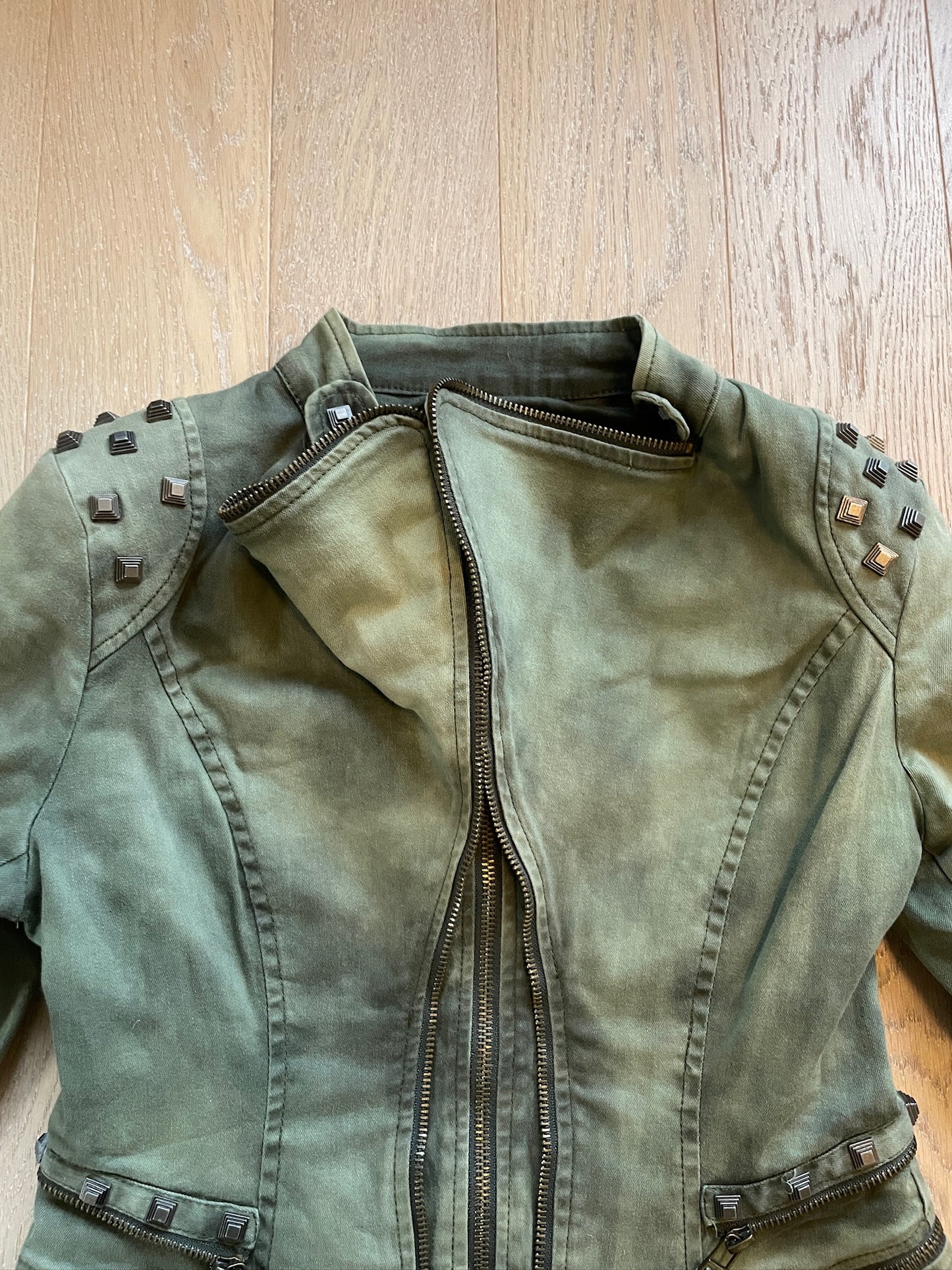 Vintage Studded Biker Jacket