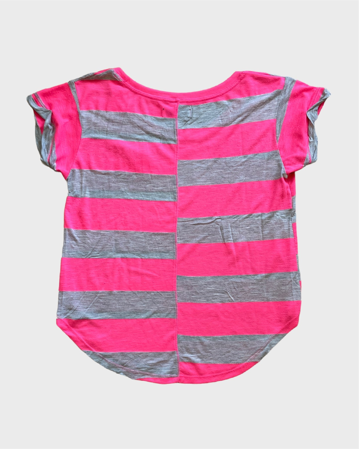 Vintage Hollsiter Neon Striped Top