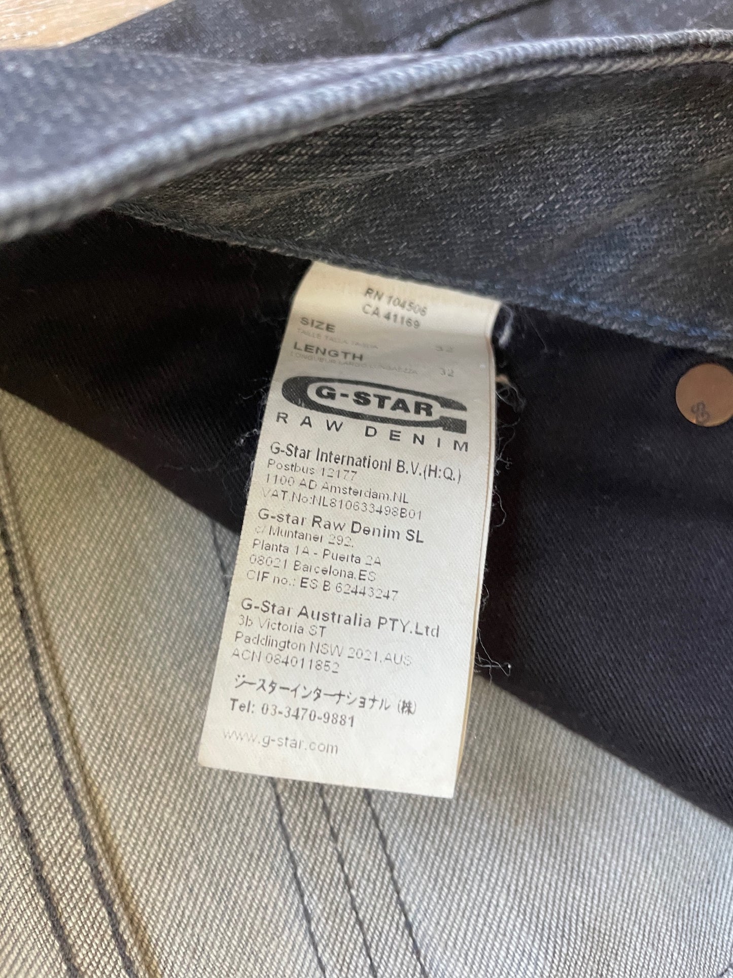 Vintage G-Star RAW Denim Jeans