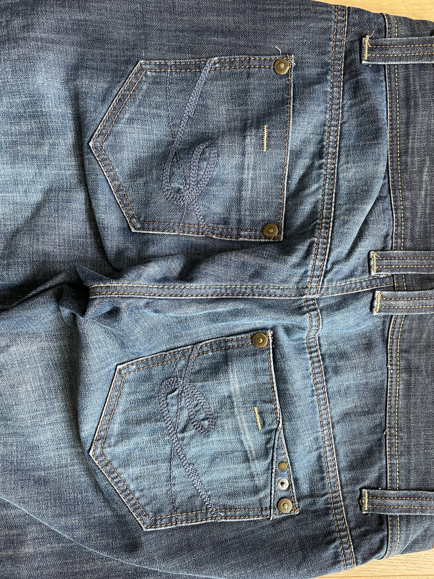 Vintage Flared Denim Jeans