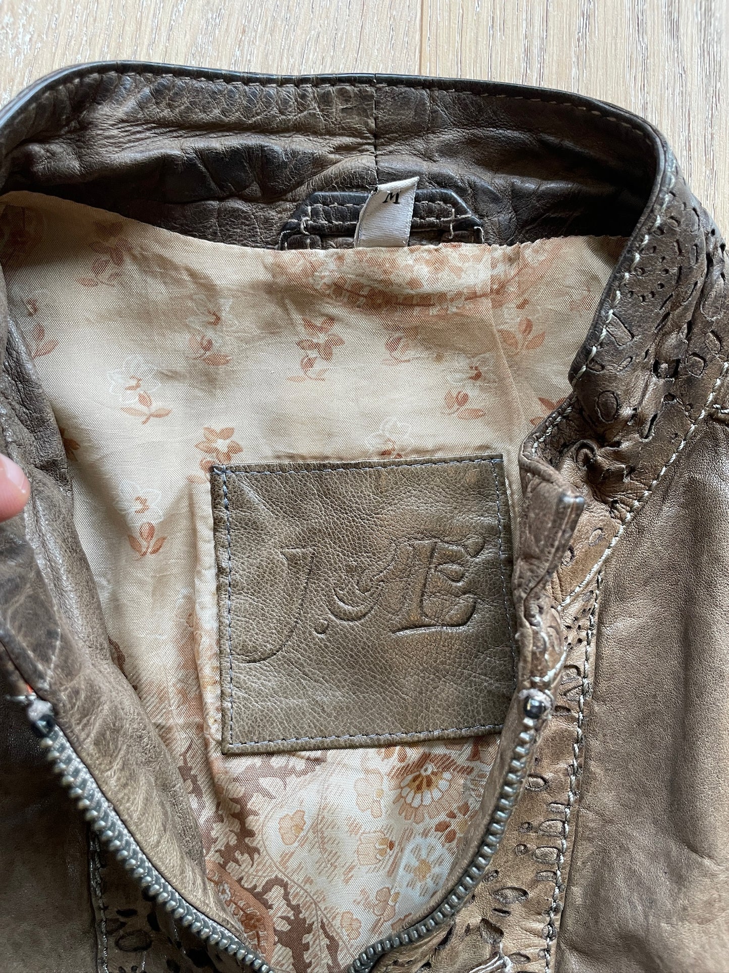 Vintage Biker Leather Jacket