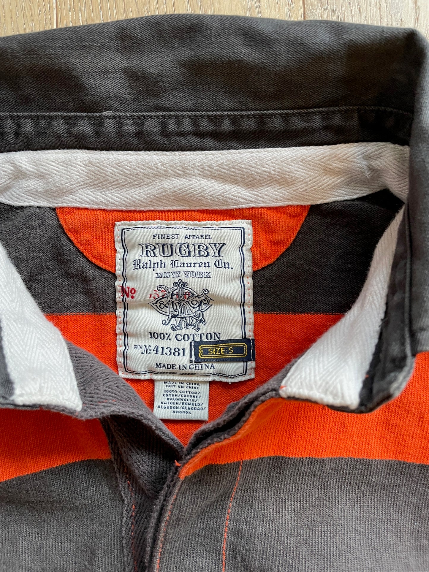 Vintage Ralph Lauren Striped Rugby Polo
