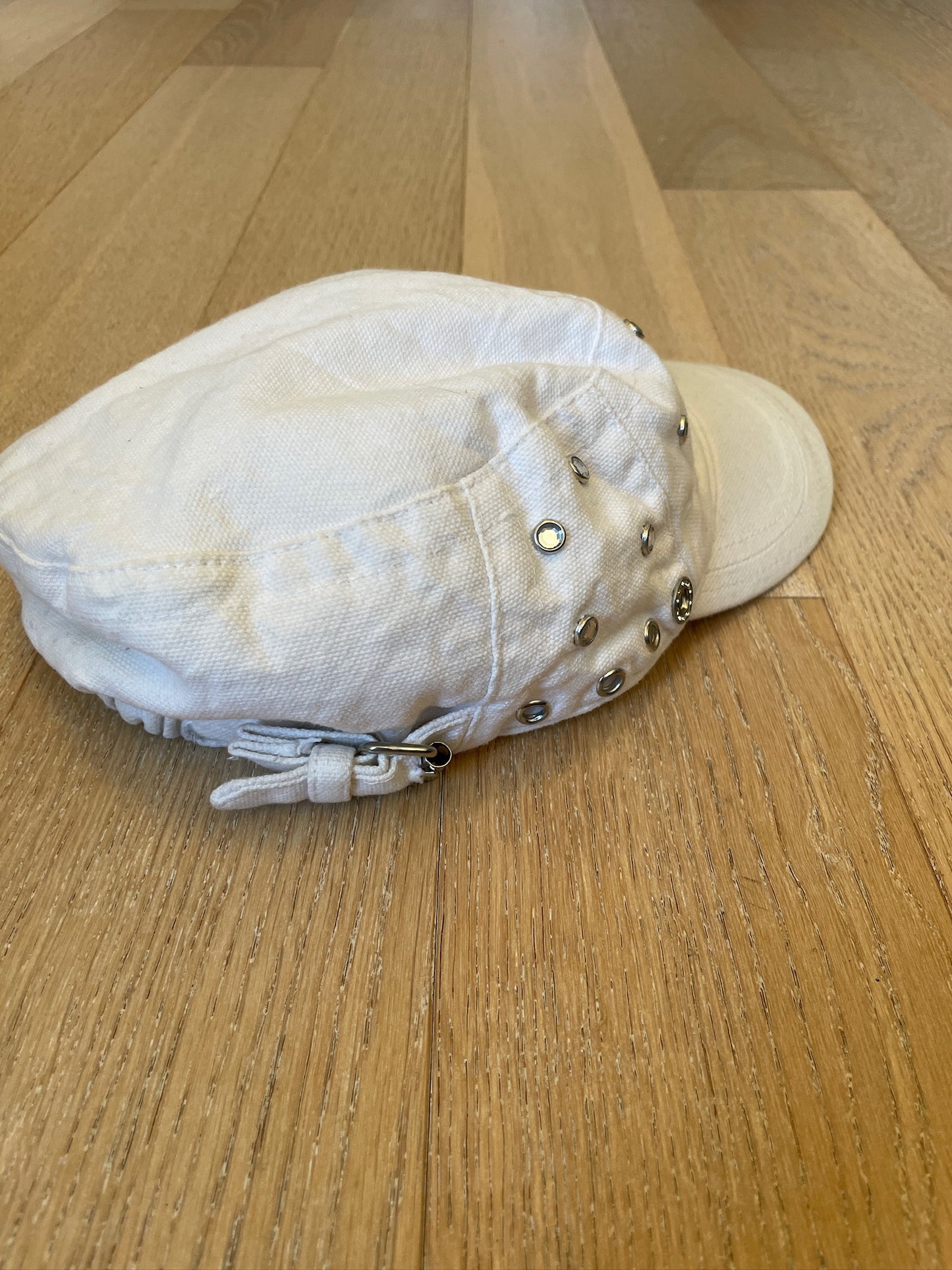 Vintage Studded Military Cap