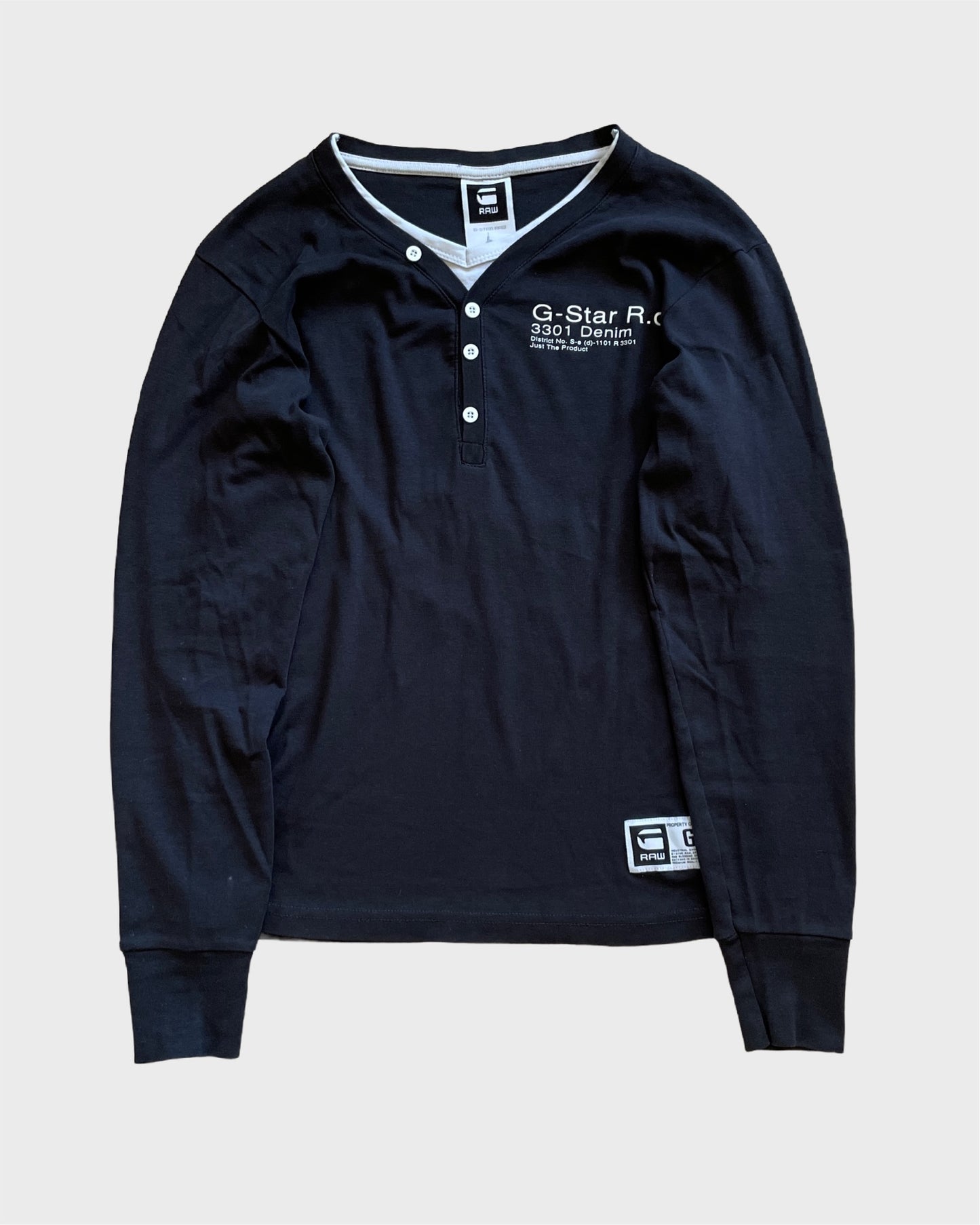 Vintage G-Star RAW Henley Longsleeve