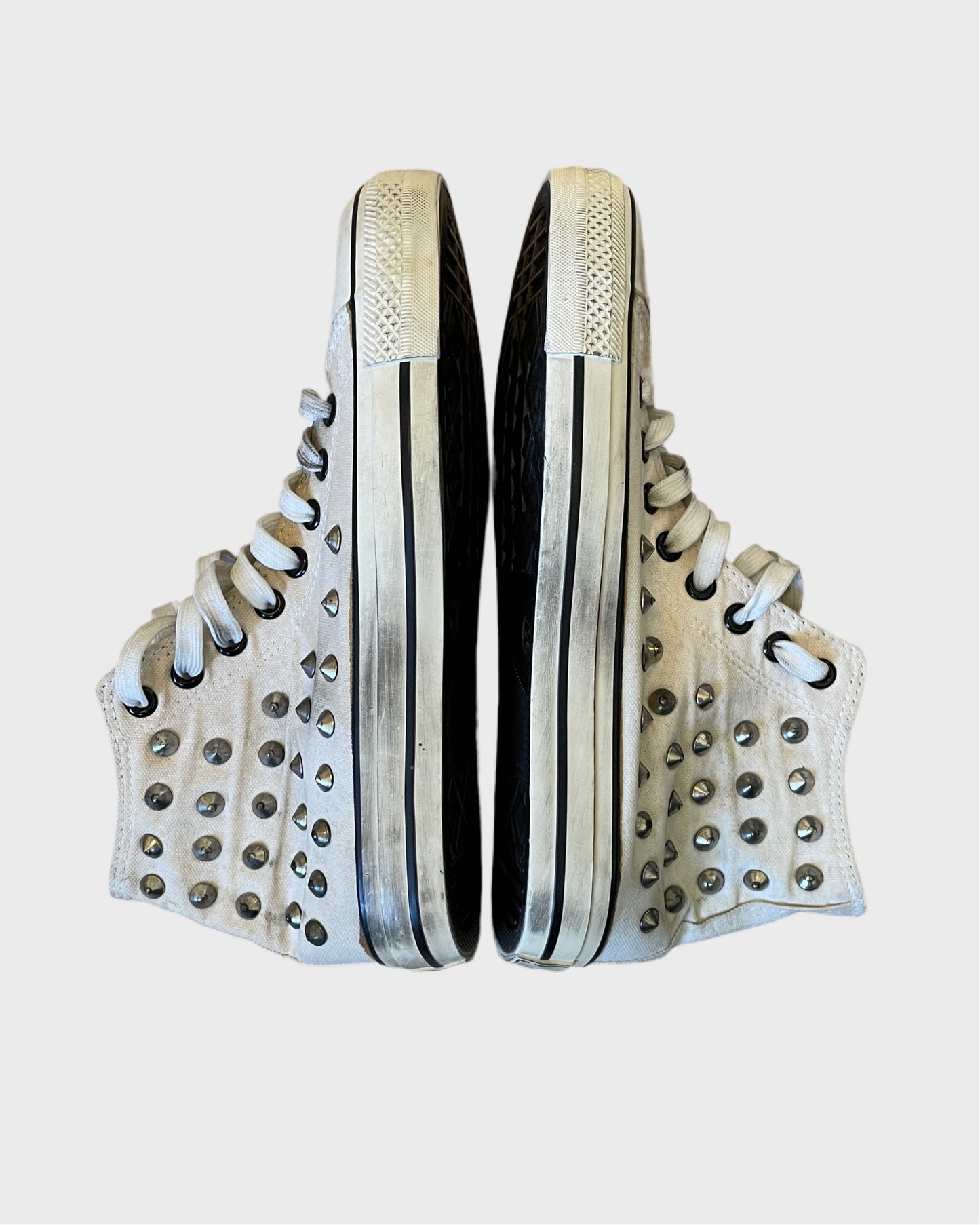 Vintage Studded Converse
