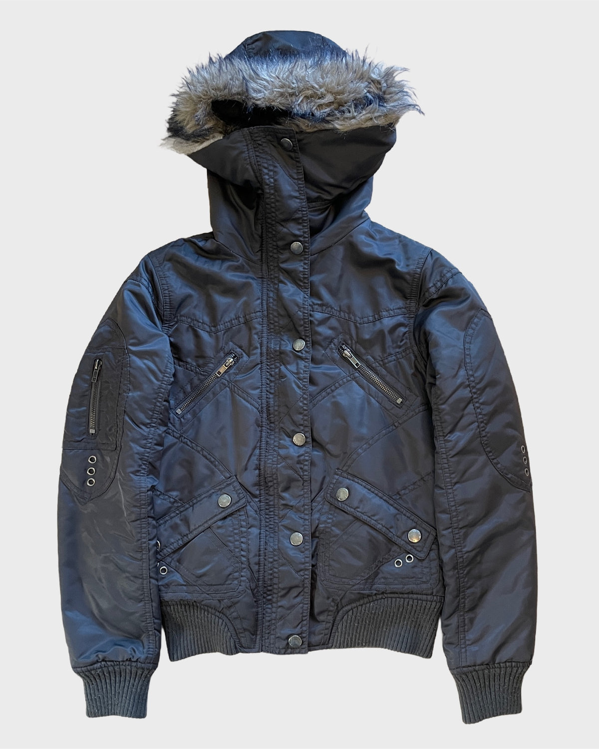 Fur Bomber Jacket