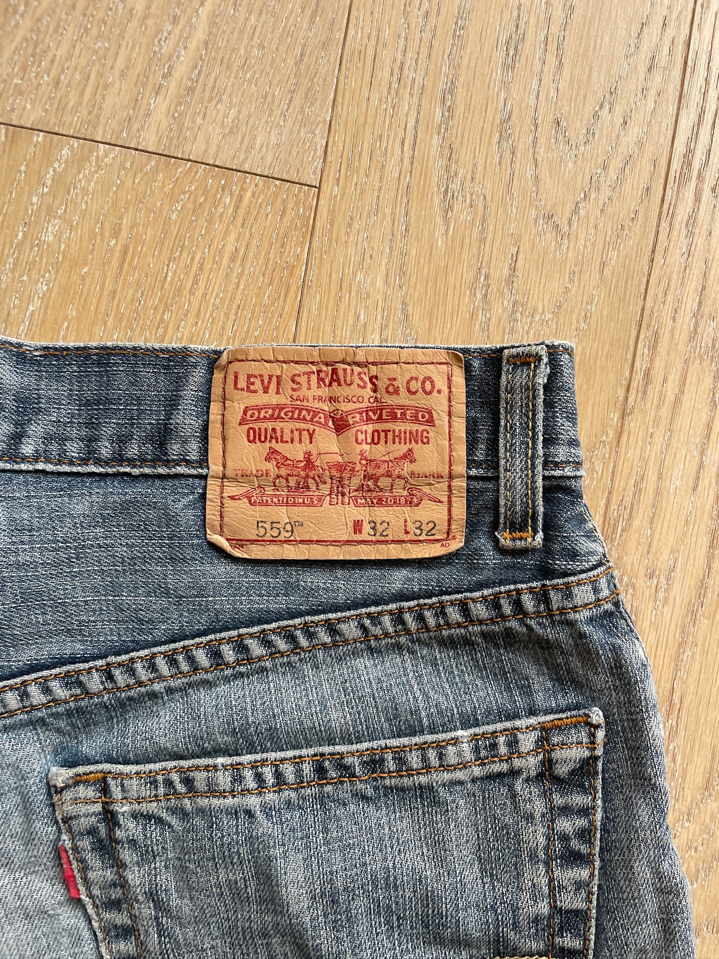 Vintage Levi’s Ripped Denim Shorts