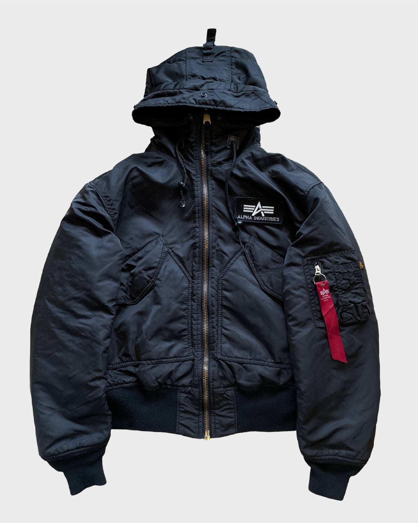 Vintage Alpha Industries Fur Bomber Jacket