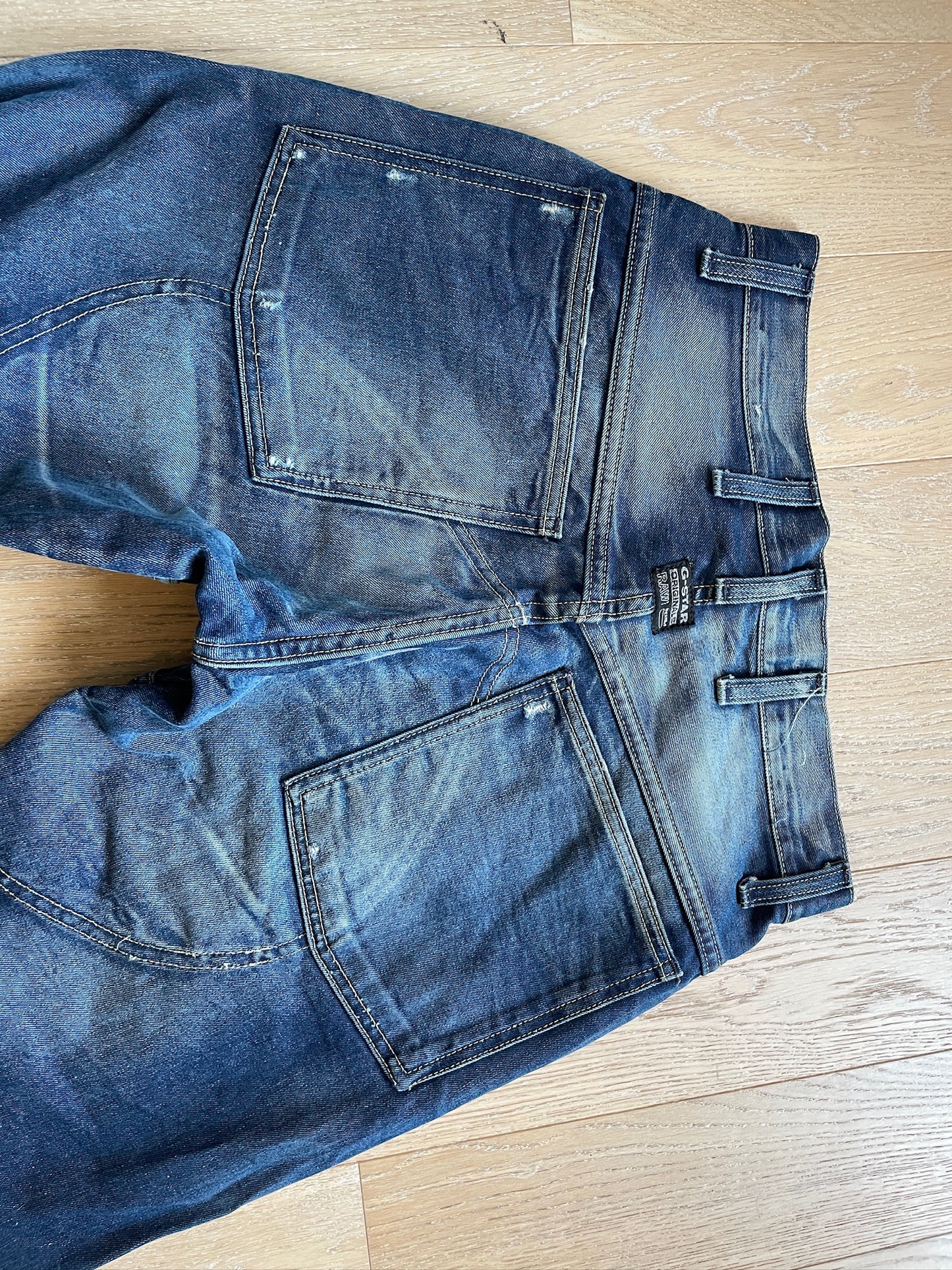 Vintage G-Star RAW Biker Denim Jeans