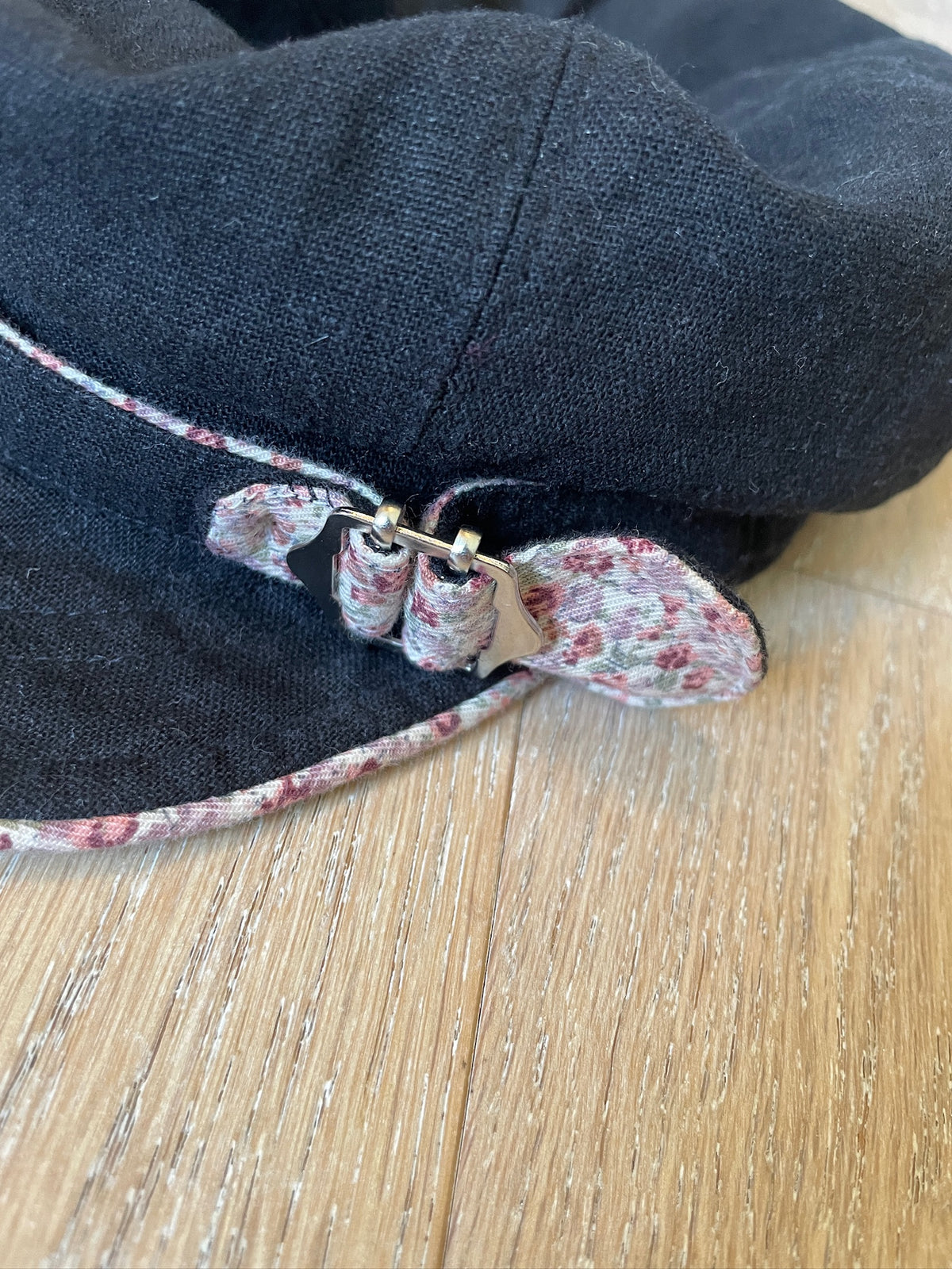 Baker Boy Cap with Floral Details