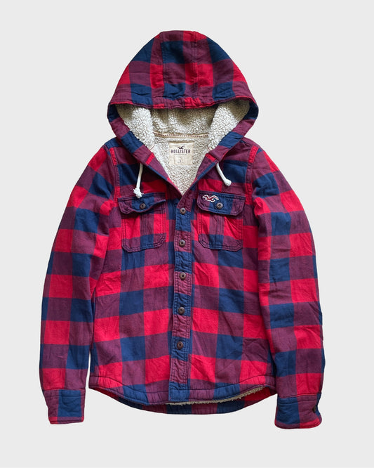 Vintage Hollister Hooded Shirt Jacket