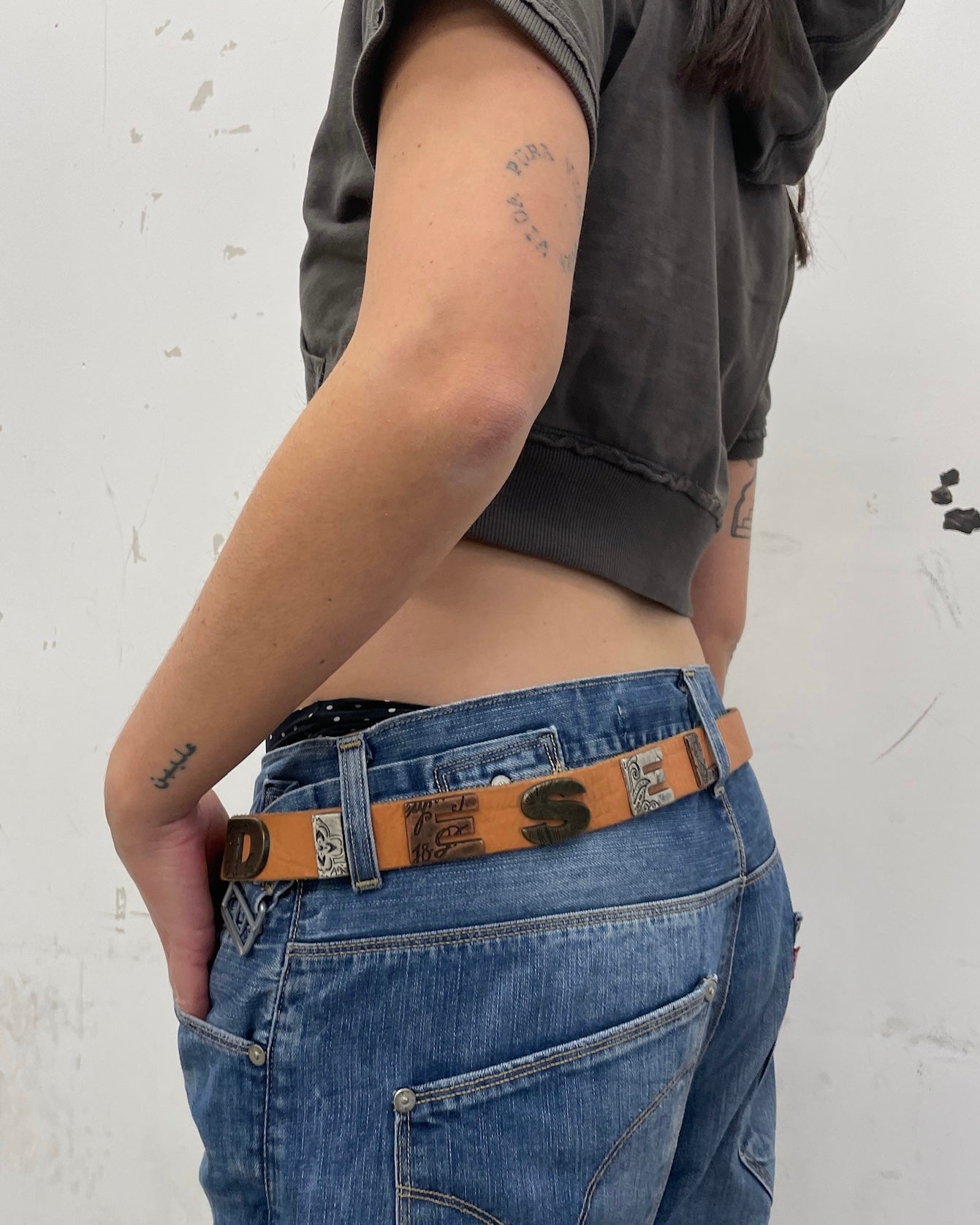 Vintage Diesel Logo Belt